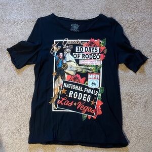National Finals Rodeo '10 Days of Rodeo' Black Graphic Tee